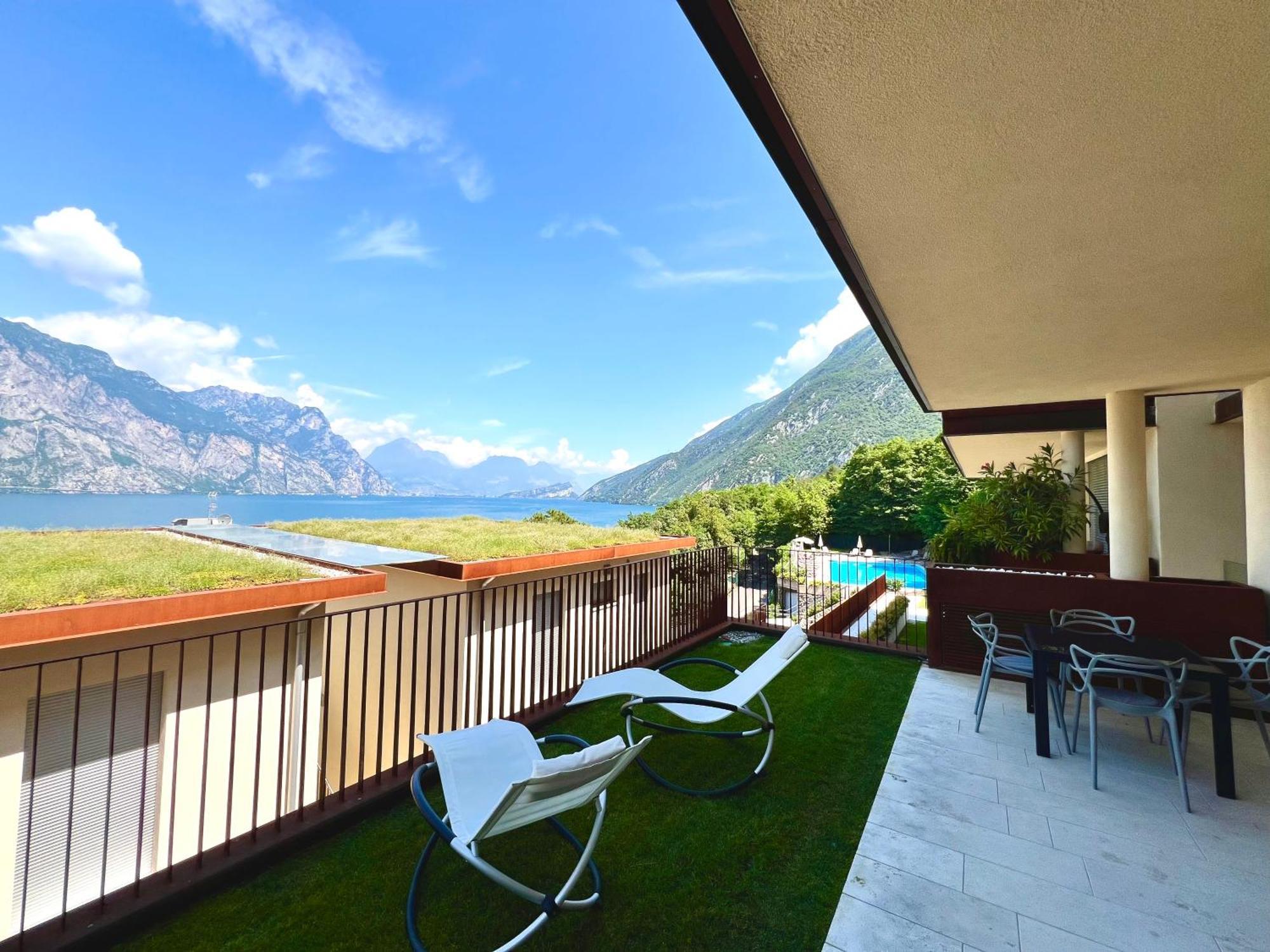 Seeblick Le Dimore Malcesine Kültér fotó